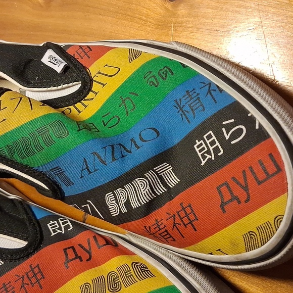 Vans Spirt Slip On Sneakers Unisex Size Women's Size 8 Mens 6.5 - Picture 3 of 9